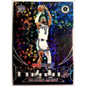 2023-24 NBA Hoops Premium Stock Hoopla #4 SHAI GILGEOUS-ALEXANDER Disco Prizm